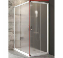 Душевая дверь Ravak Blix BLRV2К-80 1XV40100ZG профиль Белый стекло Grape