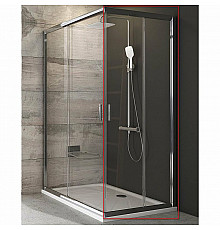 Душевая дверь Ravak Blix BLRV2К-80 1XV40C00Z1 профиль Хром стекло Transparent