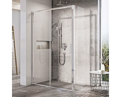 Santeh-Crystal.ru: Душевая стенка Ravak Blix Slim BLSPS-80 X9BM40C00Z1 профиль Хром стекло Transparent Купить Душевая стенка Ravak Blix Slim BLSPS-80 X9BM40C00Z1 профиль Хром стекло Transparent в магазине сантехники Santeh-Crystal.ru