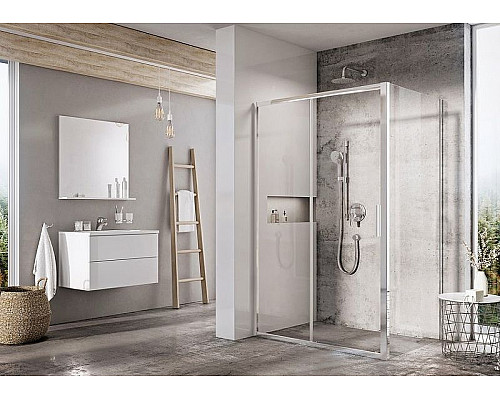 Santeh-Crystal.ru: Душевая стенка Ravak Blix Slim BLSPS-80 X9BM40C00Z1 профиль Хром стекло Transparent Купить Душевая стенка Ravak Blix Slim BLSPS-80 X9BM40C00Z1 профиль Хром стекло Transparent в магазине сантехники Santeh-Crystal.ru