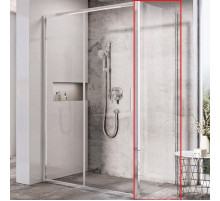 Душевая стенка Ravak Blix Slim BLSPS-90 X9BM70C00Z1 профиль Хром стекло Transparent
