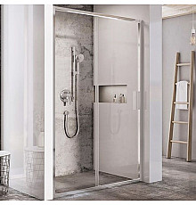 Душевая дверь Ravak Blix Slim BLSDP2-110 X0PMD0C00Z1 профиль Хром стекло Transparent