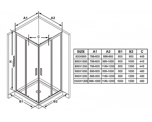 Santeh-Crystal.ru: Душевая дверь Ravak Blix Slim BLSRV2K-120 X1XMG0300Z1 профиль Черный матовый стекло Transparent Заказать Душевая дверь Ravak Blix Slim BLSRV2K-120 X1XMG0300Z1 профиль Черный матовый стекло Transparent в магазине сантехники Santeh-Crystal.ru