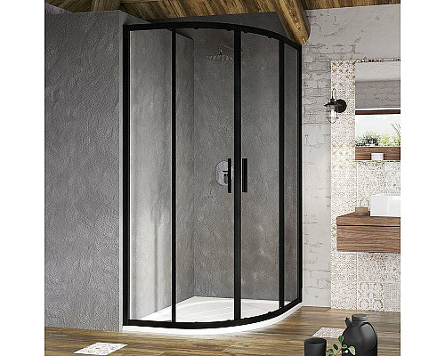 Santeh-Crystal.ru: Душевой уголок Ravak Blix BLSCP4-90 90x90 X3BM70300Z1 профиль Черный стекло Transparent Купить Душевой уголок Ravak Blix BLSCP4-90 90x90 X3BM70300Z1 профиль Черный стекло Transparent в магазине сантехники Santeh-Crystal.ru
