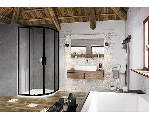 Santeh-Crystal.ru: Душевой уголок Ravak Blix BLSCP4-90 90x90 X3BM70300Z1 профиль Черный стекло Transparent Купить Душевой уголок Ravak Blix BLSCP4-90 90x90 X3BM70300Z1 профиль Черный стекло Transparent в магазине сантехники Santeh-Crystal.ru