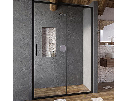 Santeh-Crystal.ru: Душевая дверь Ravak Blix Slim BLSDP2-100 X0PMA0300Z1 профиль Черный матовый стекло Transparent Приобрести Душевая дверь Ravak Blix Slim BLSDP2-100 X0PMA0300Z1 профиль Черный матовый стекло Transparent в магазине сантехники Santeh-Crystal.ru