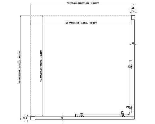 Santeh-Crystal.ru: Душевая дверь Ravak Blix Slim BLSRV2K-80 X1XM40300Z1 профиль Черный стекло Transparent Купить Душевая дверь Ravak Blix Slim BLSRV2K-80 X1XM40300Z1 профиль Черный стекло Transparent в магазине сантехники Santeh-Crystal.ru