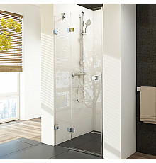 Душевая дверь Ravak Brilliant BSD2-100 A L 0ULAAA00Z1 профиль Хром стекло Transparent