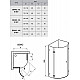 Купить Душевой уголок Ravak Brilliant BSKK3-80 80х80 L 3UL44A00Y1 профиль Хром стекло Transparent в магазине сантехники Santeh-Crystal.ru
