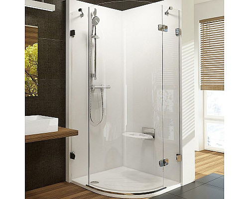 Santeh-Crystal.ru: Душевой уголок Ravak Brilliant BSKK3-80 80х80 R 3UP44A00Y1 профиль Хром стекло Transparent Купить Душевой уголок Ravak Brilliant BSKK3-80 80х80 R 3UP44A00Y1 профиль Хром стекло Transparent в магазине сантехники Santeh-Crystal.ru