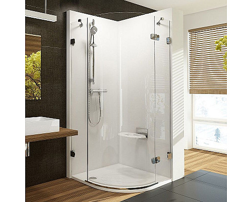 Santeh-Crystal.ru: Душевой уголок Ravak Brilliant BSKK3-80 80х80 R 3UP44A00Y1 профиль Хром стекло Transparent Купить Душевой уголок Ravak Brilliant BSKK3-80 80х80 R 3UP44A00Y1 профиль Хром стекло Transparent в магазине сантехники Santeh-Crystal.ru