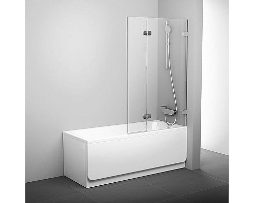 Santeh-Crystal.ru: Шторка на ванну Ravak Brilliant BVS2-100 R 7UPA0A00Z1 профиль Хром стекло Transparent Приобрести Шторка на ванну Ravak Brilliant BVS2-100 R 7UPA0A00Z1 профиль Хром стекло Transparent в магазине сантехники Santeh-Crystal.ru