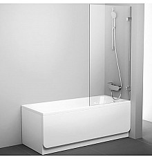 Шторка на ванну Ravak Brilliant BVS1-80 7U840A00Z1 профиль Хром стекло Transparent