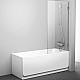 Купить Шторка на ванну Ravak Brilliant BVS1-80 7U840A00Z1 профиль Хром стекло Transparent в магазине сантехники Santeh-Crystal.ru