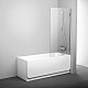 Купить Шторка на ванну Ravak Brilliant BVS1-80 7U840A00Z1 профиль Хром стекло Transparent в магазине сантехники Santeh-Crystal.ru