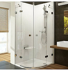 Душевой уголок Ravak Brilliant BSKK4-100 100х100 3U2AAA00Y1 профиль Хром стекло Transparent