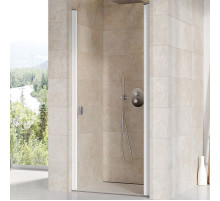 Душевая дверь Ravak Chrome CSD1-80 0QV40100Z1 профиль Белый стекло Transparent