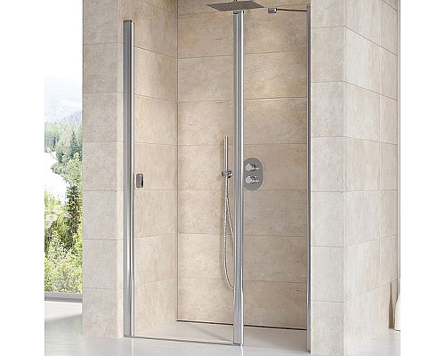 Заказать Душевая дверь Ravak Chrome CSD2-100 0QVACC00Z1 профиль Хром стекло Transparent в магазине сантехники Santeh-Crystal.ru