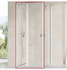 Душевая дверь Ravak Chrome CRV2-80 1QV40100Z1 профиль Белый стекло Transparent