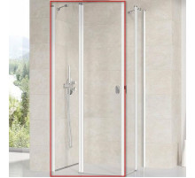 Душевая дверь Ravak Chrome CRV2-90 1QV70100Z1 профиль Белый стекло Transparent