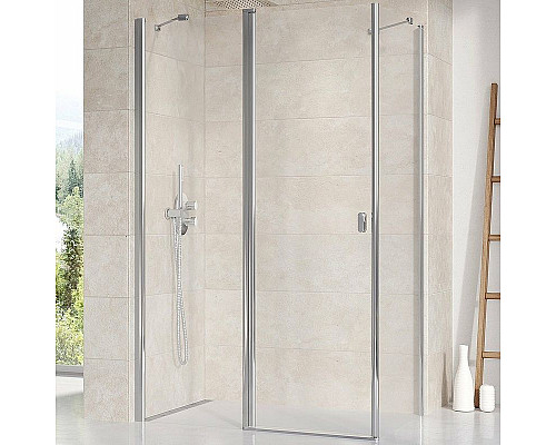 Заказать Душевая дверь Ravak Chrome CRV2-90 1QV70C00Z1 профиль Хром стекло Transparent в магазине сантехники Santeh-Crystal.ru