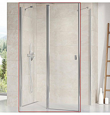 Душевая дверь Ravak Chrome CRV2-100 1QVA0C00Z1 профиль Хром стекло Transparent