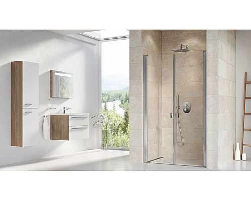 Заказать Душевая дверь Ravak Chrome CSDL2-100 0QVACC0LZ1 профиль Хром стекло Transparent в магазине сантехники Santeh-Crystal.ru