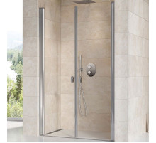 Душевая дверь Ravak Chrome CSDL2-100 0QVACC0LZ1 профиль Хром стекло Transparent