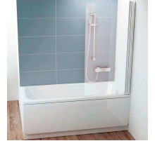 Шторка на ванну Ravak Chrome CVS1 80 R 7QR40C00Z1 профиль Хром стекло Transparent