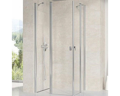 Приобрести Душевая дверь Ravak Chrome CRV2-110 1QVD0C00Z1 профиль Хром стекло Transparent в магазине сантехники Santeh-Crystal.ru