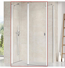 Душевая дверь Ravak Chrome CRV2-120 1QVG0100Z1 профиль Белый стекло Transparent