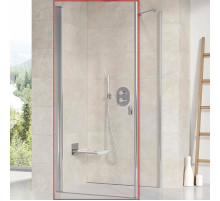 Душевая дверь Ravak Chrome CRV1-90 1QV70C01Z1 профиль Хром стекло Transparent