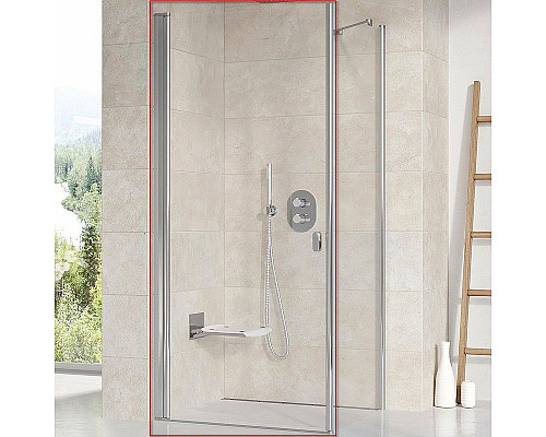 Купить Душевая дверь Ravak Chrome CRV1-90 1QV70C01Z1 профиль Хром стекло Transparent в магазине сантехники Santeh-Crystal.ru