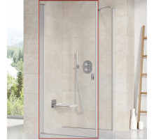 Душевая дверь Ravak Chrome CRV1-90 1QV70U01Z1 профиль Сатин стекло Transparent
