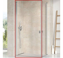 Душевая дверь Ravak Chrome CRV1-80 1QV40U01Z1 профиль Сатин стекло Transparent