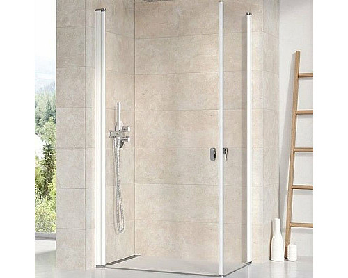 Заказать Душевая дверь Ravak Chrome CRV1-80 1QV40101Z1 профиль Белый стекло Transparent в магазине сантехники Santeh-Crystal.ru