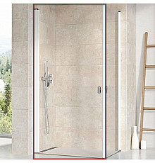 Душевая дверь Ravak Chrome CRV1-80 1QV40101Z1 профиль Белый стекло Transparent