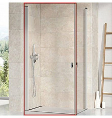 Душевая дверь Ravak Chrome CRV1-100 1QVA0U01Z1 профиль Сатин стекло Transparent