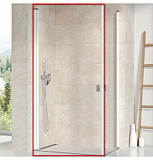 Душевая дверь Ravak Chrome CRV1-100 1QVA0101Z1 профиль Белый стекло Transparent