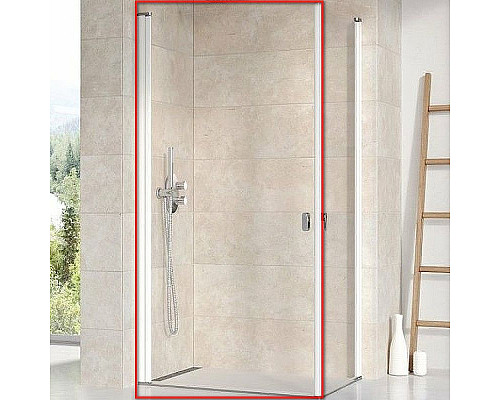 Купить Душевая дверь Ravak Chrome CRV1-100 1QVA0101Z1 профиль Белый стекло Transparent в магазине сантехники Santeh-Crystal.ru