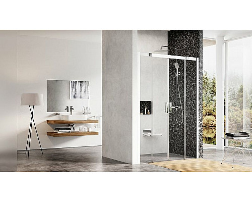 Купить Душевая дверь Ravak Matrix MSD4-160 0WKS0C00Z1 профиль Хром стекло Transparent в магазине сантехники Santeh-Crystal.ru