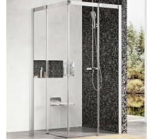 Душевой уголок Ravak Matrix MSRV4-100 100x100 1WVAAU00Z1 профиль Сатин стекло Transparent