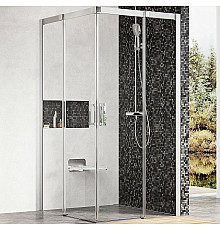 Душевой уголок Ravak Matrix MSRV4-100 100x100 1WVAAU00Z1 профиль Сатин стекло Transparent