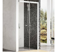 Душевая дверь Ravak Matrix MSD2-100 R 0WPA0100Z1 профиль Белый стекло Transparent