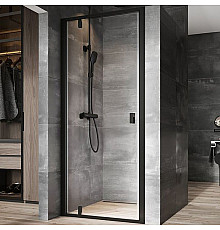 Душевая дверь Ravak Nexty NDOP1-80 03O40300Z1 профиль Черный стекло Transparent