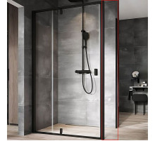 Душевая стенка Ravak Nexty NPS-90 90O70300Z1 профиль Черный стекло Transparent
