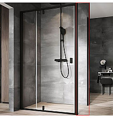 Душевая стенка Ravak Nexty NPS-90 90O70300Z1 профиль Черный стекло Transparent