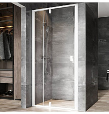 Душевая дверь Ravak Nexty NDOP2-100 03OA0101Z1 профиль Белый стекло Transparent