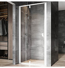 Душевая дверь Ravak Nexty NDOP2-110 03OD0101Z1 профиль Белый стекло Transparent