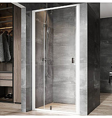 Душевая дверь Ravak Nexty NDOP2-110 03OD0100Z1 профиль Белый стекло Transparent